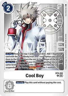Cool Boy - BT9-092 (Reprint) BT9-092 R