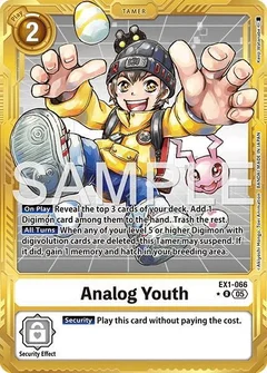 Analog Youth (Gold Border) EX1-066 R
