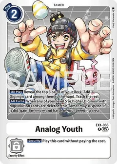 Analog Youth (Reprint) EX1-066 R