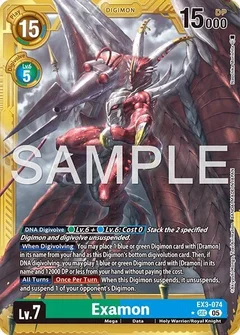 Examon (Gold Border) EX3-074 SEC