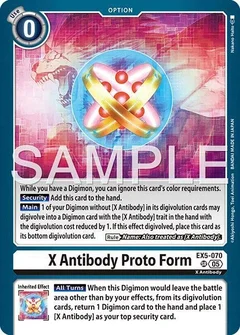 X Antibody Proto Form (Reprint) EX5-070 SR