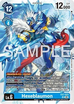 Hexeblaumon (Reprint) EX7-023 SR