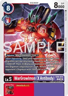 WarGrowlmon (X Antibody) (Reprint) EX8-015 C