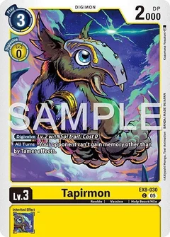 Tapirmon (Reprint) EX8-030 C