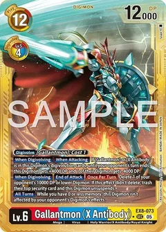Gallantmon (X Antibody) (Gold Border) EX8-073 SEC