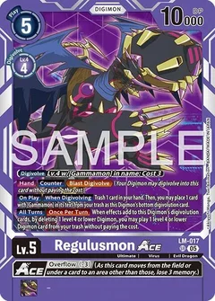 Regulusmon ACE (Reprint) LM-017 SR