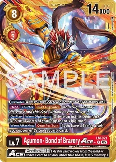 Agumon - Bond of Bravery ACE (Gold Border) LM-021 P