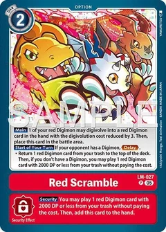 Red Scramble (Reprint) LM-027 P