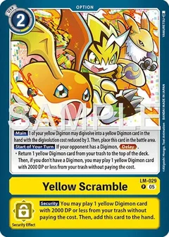 Yellow Scramble (Reprint) LM-029 P