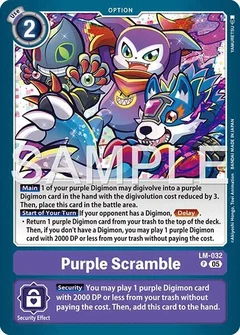 Purple Scramble (Reprint) LM-032 P