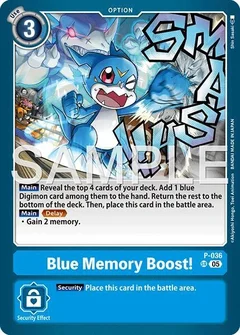 Blue Memory Boost! (Reprint) P-036 SR