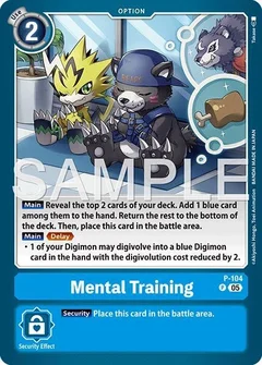Mental Training (Reprint) P-104 P