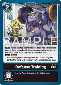 Defense Training (Reprint) P-107 P