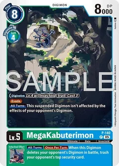 MegaKabuterimon P-140 (Reprint) P-140 P