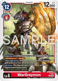 WarGreymon - P-182 (Reprint) P-182 P