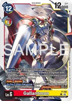 Gallantmon - P-186 (Reprint) P-186 P