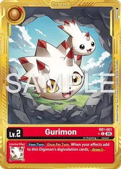 Gurimon (Gold Border) RB1-001 C