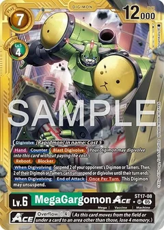 MegaGargomon ACE (Gold Border) ST17-08 SR