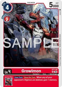 Growlmon - ST7-05 (Reprint) ST7-05 R