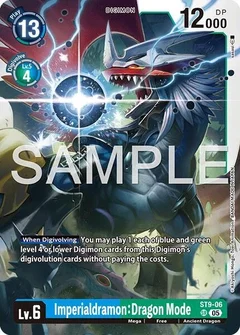 Imperialdramon: Dragon Mode - ST9-06 (Reprint) ST9-06 SR