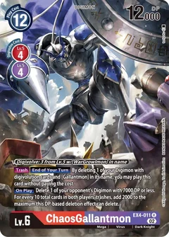 ChaosGallantmon (Alternate Art) EX4-011 R