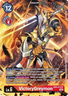 VictoryGreymon (Alternate Art) EX4-012 SR