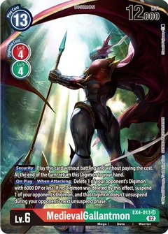 MedievalGallantmon (Alternate Art) EX4-013 SR