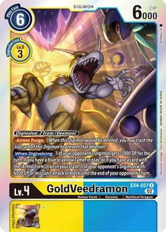 GoldVeedramon EX4-027 R