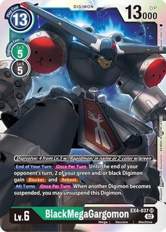 BlackMegaGargomon EX4-037 SR