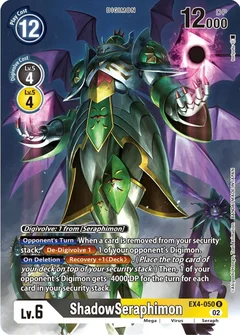 ShadowSeraphimon (Alternate Art) EX4-050 R