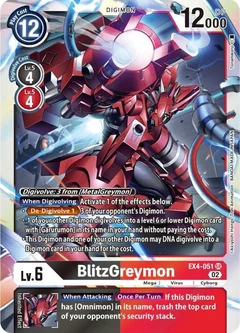 BlitzGreymon EX4-051 SR
