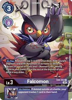 Falcomon (Alternate Art) EX4-053 R