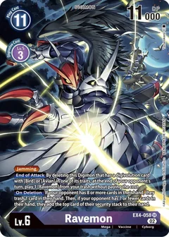 Ravemon (Alternate Art) EX4-058 SR