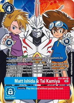 Matt Ishida & Tai Kamiya (Alternate Art) EX4-061 R
