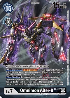 Omnimon Alter-B (Alternate Art) EX4-073 SEC