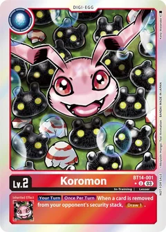 Koromon (Blast Ace Box Promotion Pack) BT14-001 U