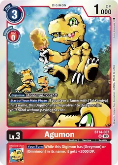 Agumon BT14-007 SR