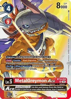 MetalGreymon ACE (Omnimon Binder Set) BT14-014 SR