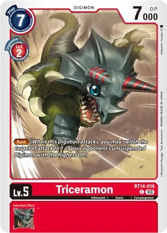 Triceramon BT14-016 C