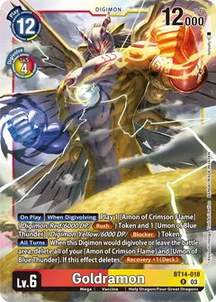 Goldramon BT14-018 R