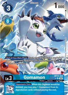 Gomamon (Alternate Art) BT14-020 SR