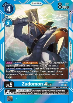 Zudomon ACE BT14-026 SR