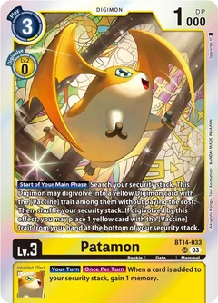 Patamon BT14-033 SR