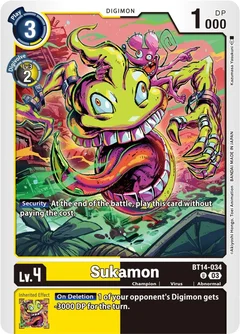Sukamon BT14-034 U