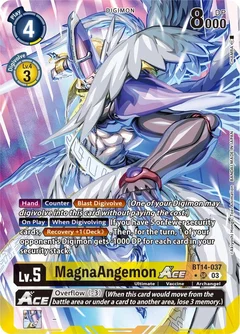 MagnaAngemon ACE (English Exclusive Alternate Art) BT14-037 SR