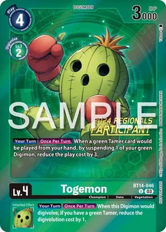 Togemon (2024 Regionals Participant) BT14-046 U