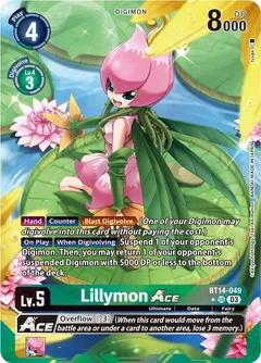 Lillymon ACE (Alternate Art) BT14-049 SR