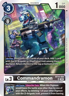 Commandramon BT14-056 SR