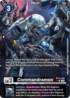 Commandramon (Alternate Art) BT14-056 SR