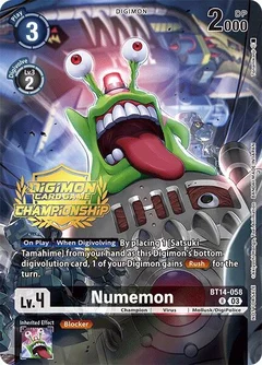 Numemon (Championship 2024 Tamers Pack) BT14-058 R